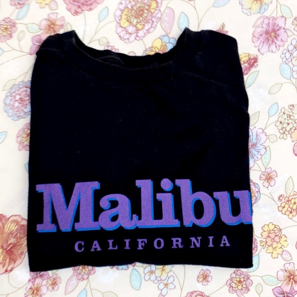 brandy melville malibu graphic tee